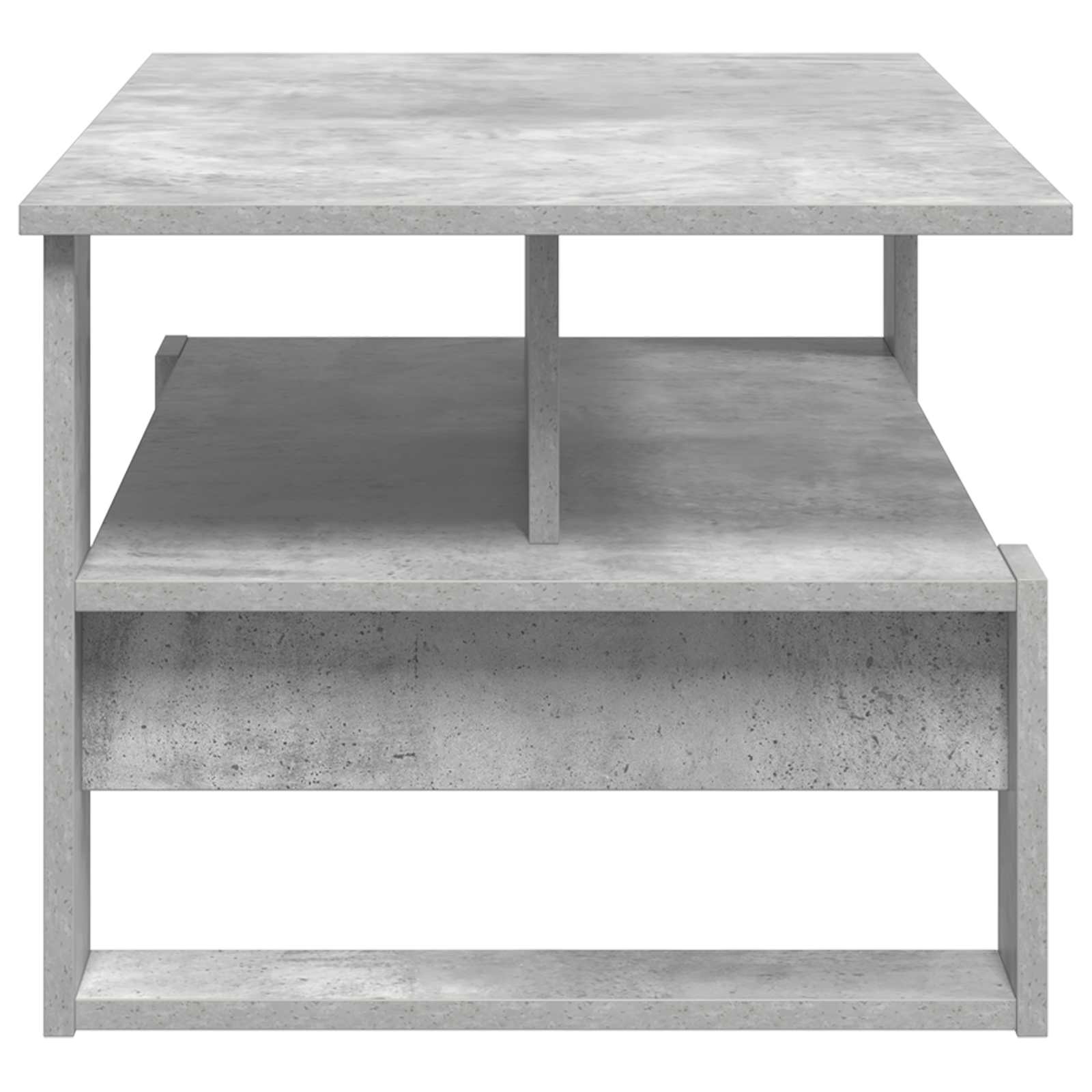 vidaXL Stolik kawowy Betonowy szary 90 x 50 x 40 cm