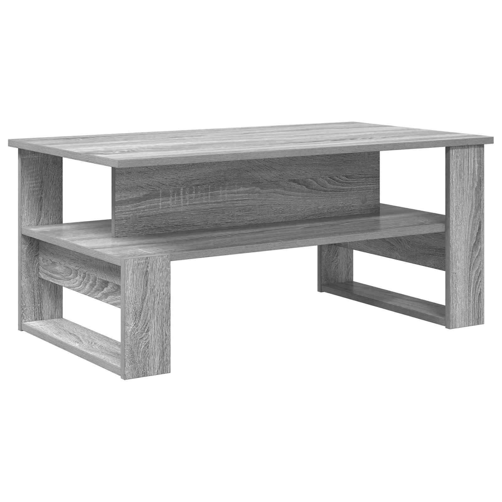 vidaXL Stolik kawowy Szary Sonoma 90 x 50 x 40 cm