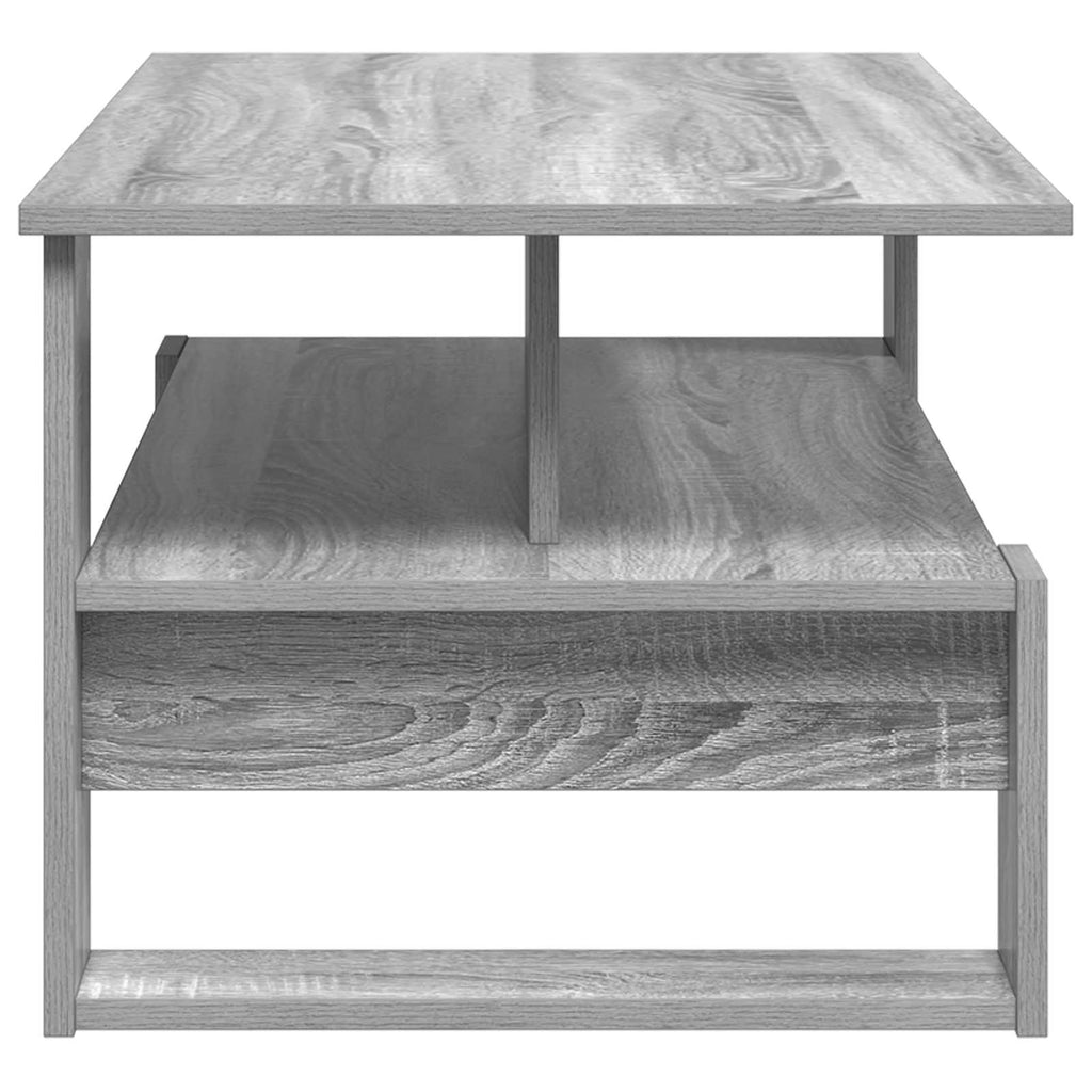 vidaXL Stolik kawowy Szary Sonoma 90 x 50 x 40 cm
