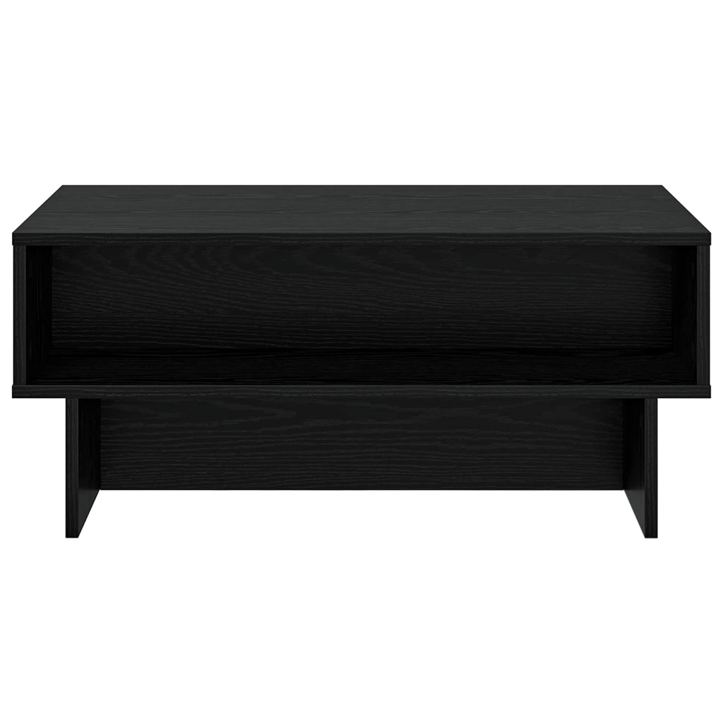 vidaXL Stolik kawowy Czarny Dąb 80 x 46 x 35 cm