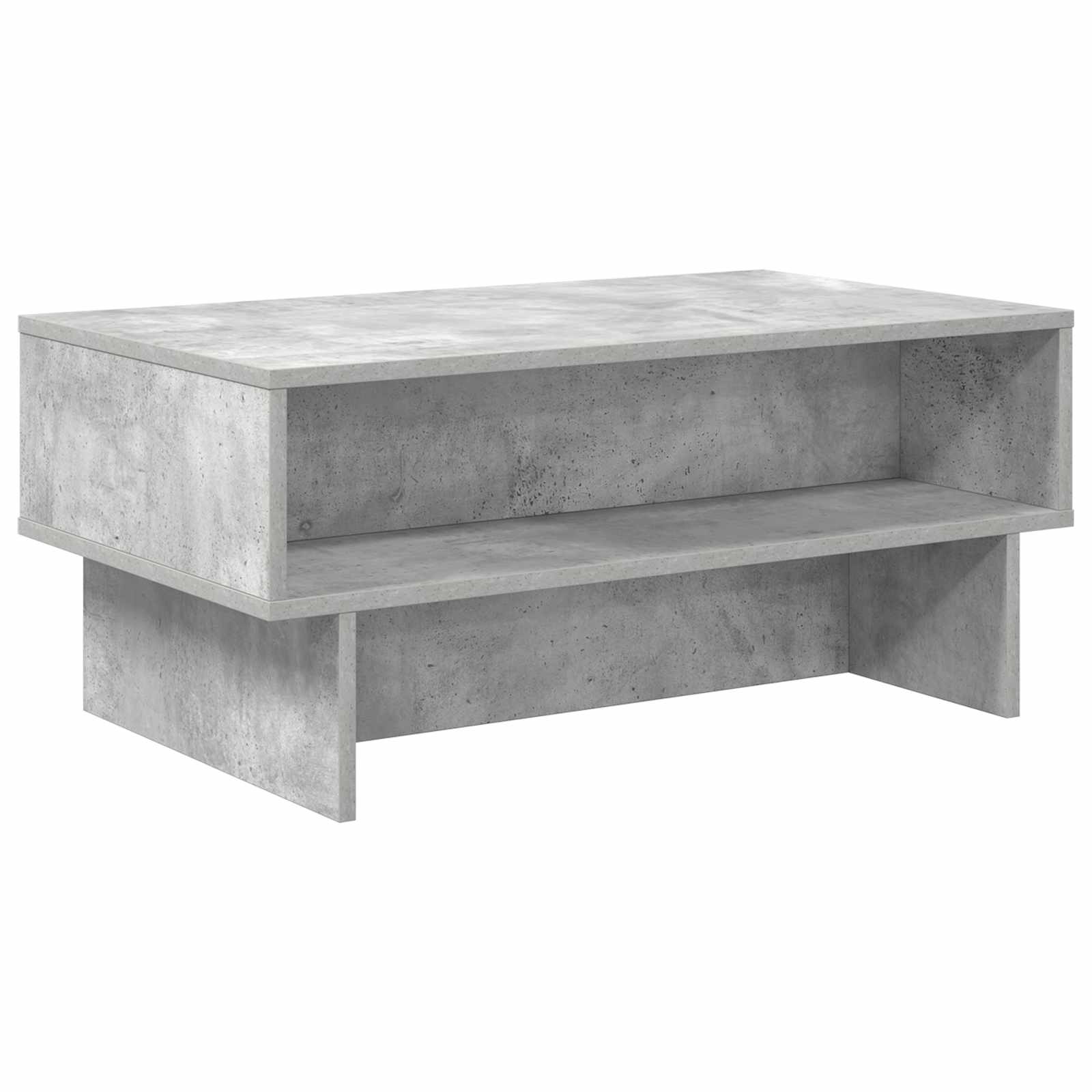 vidaXL Stolik kawowy Betonowy szary 80 x 46 x 35 cm