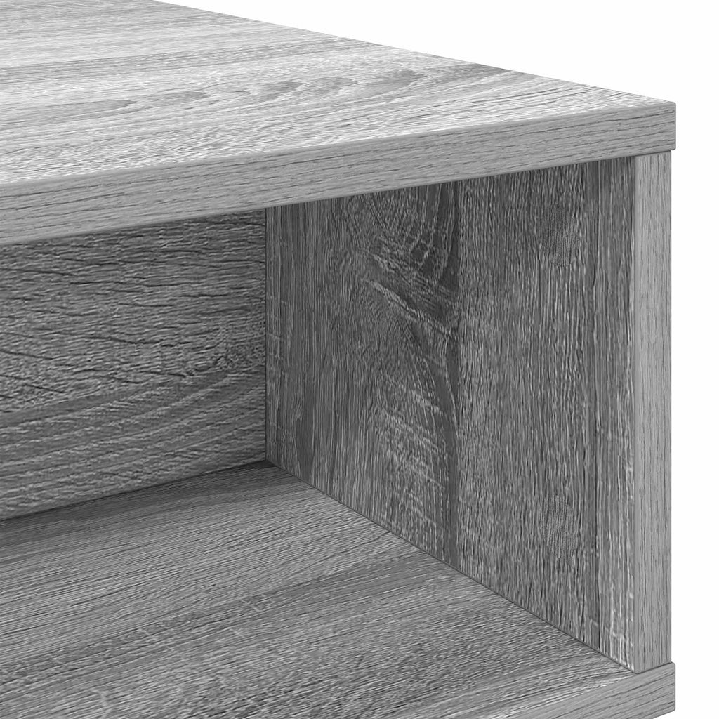 vidaXL Stolik kawowy Szary Sonoma 80 x 46 x 35 cm