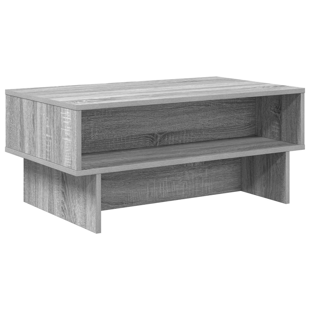 vidaXL Stolik kawowy Szary Sonoma 80 x 46 x 35 cm