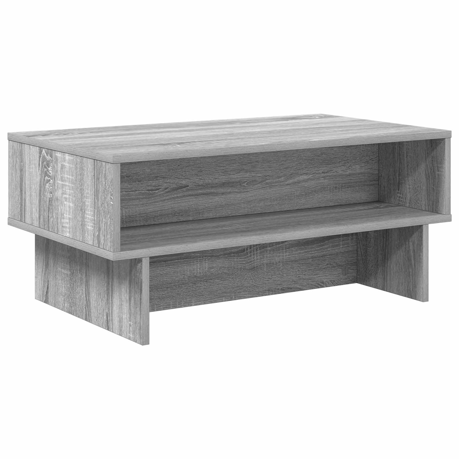 vidaXL Stolik kawowy Szary Sonoma 80 x 46 x 35 cm