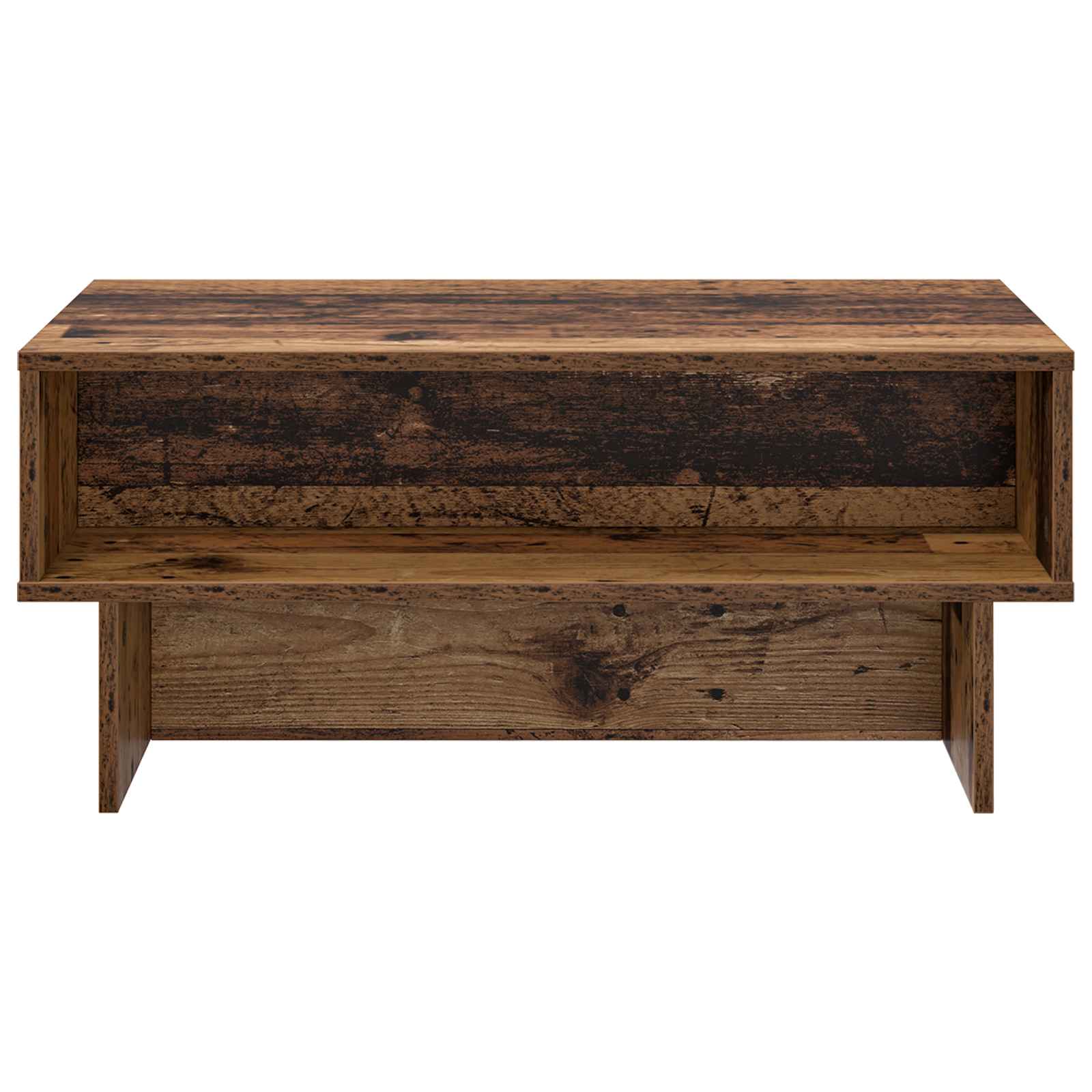 vidaXL Stolik kawowy Stare drewno 80 x 46 x 35 cm