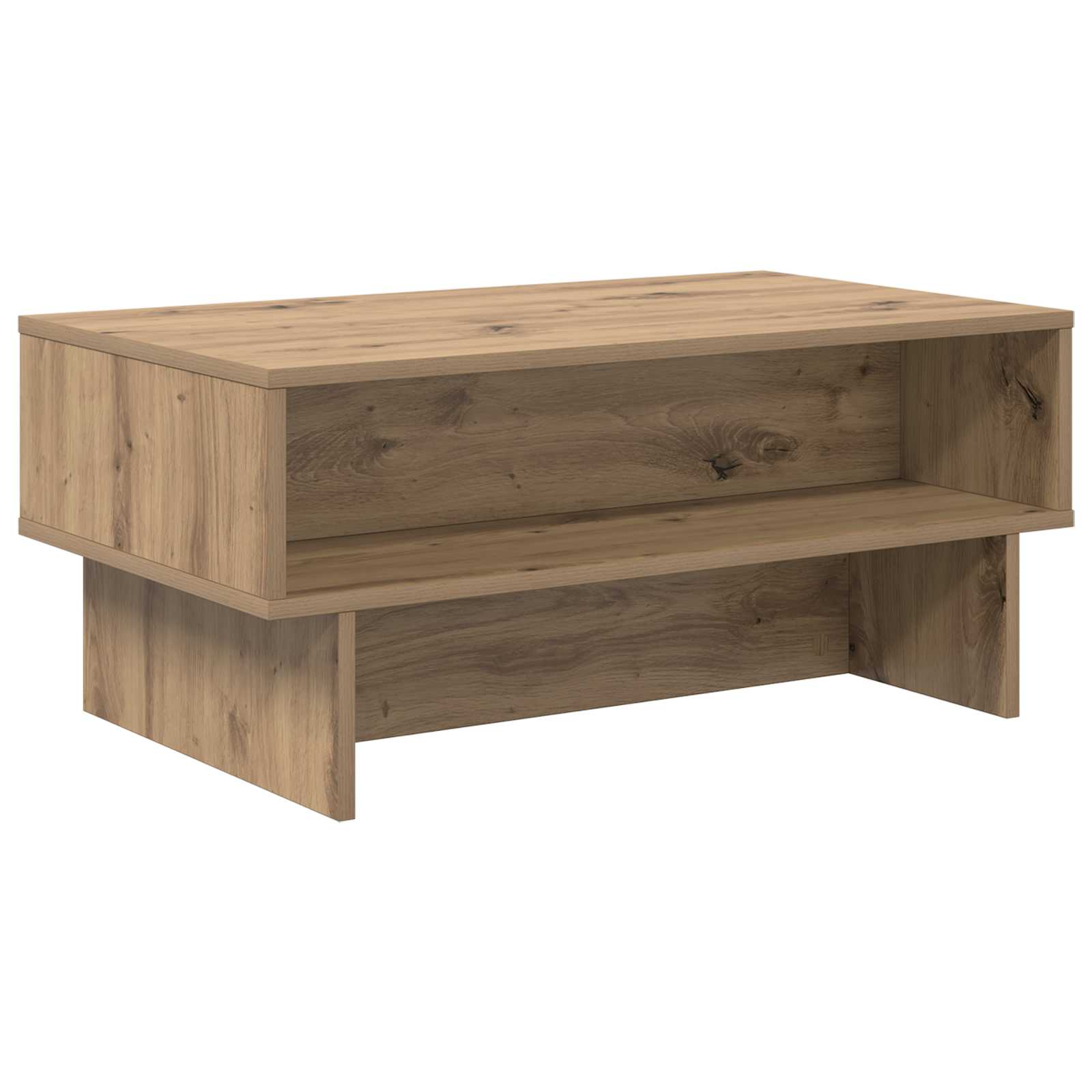 vidaXL Stolik kawowy Dąb rzemieślniczy 80 x 46 x 35 cm