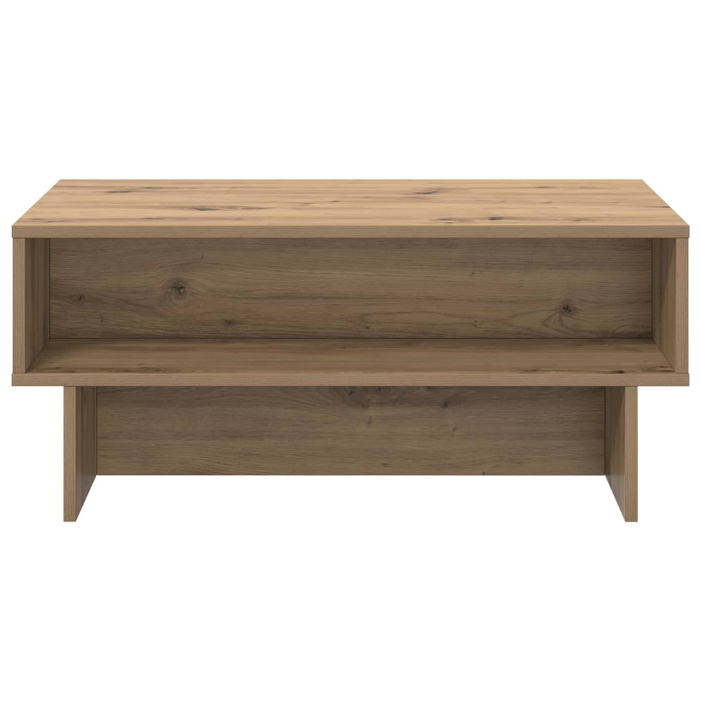 vidaXL Stolik kawowy Dąb rzemieślniczy 80 x 46 x 35 cm