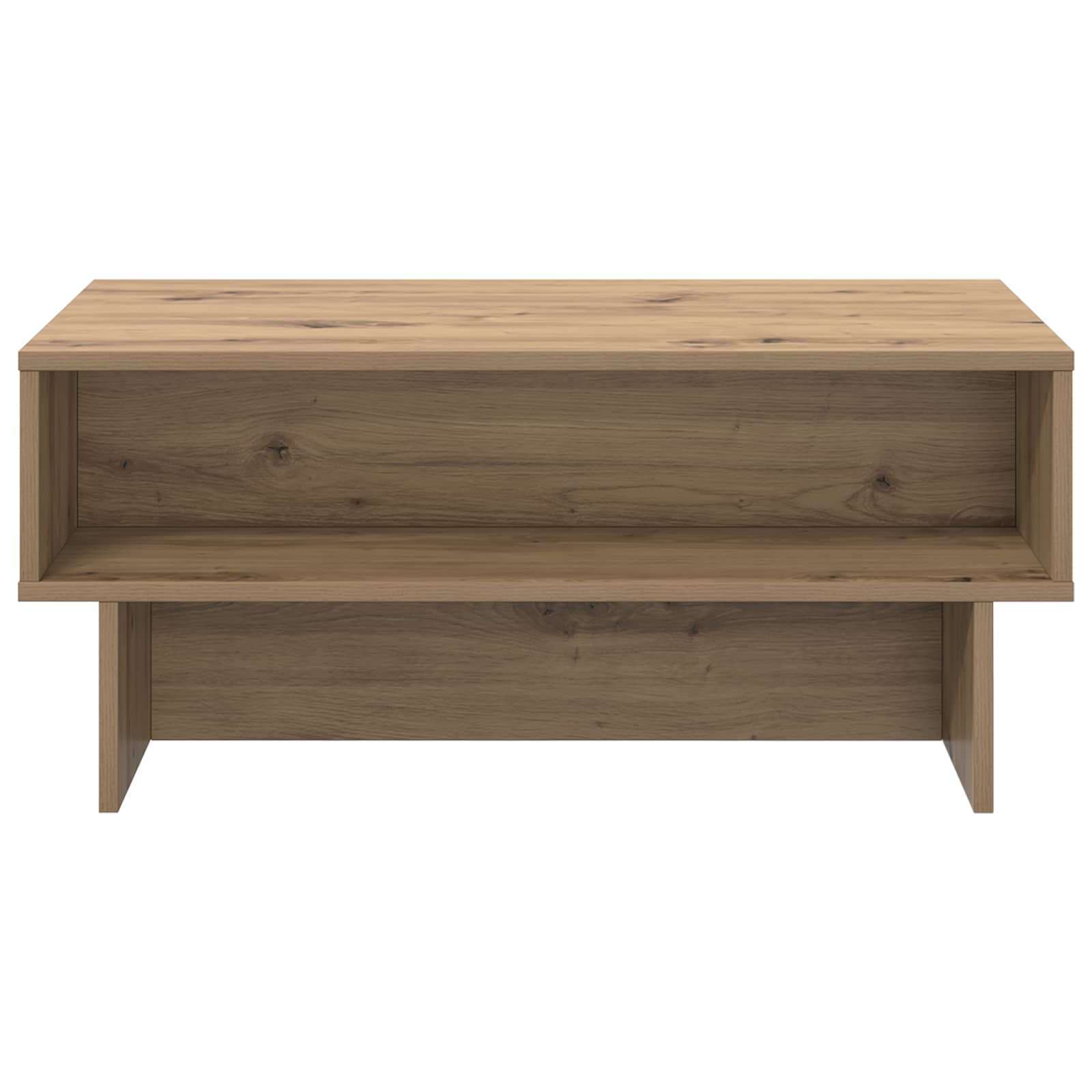 vidaXL Stolik kawowy Dąb rzemieślniczy 80 x 46 x 35 cm