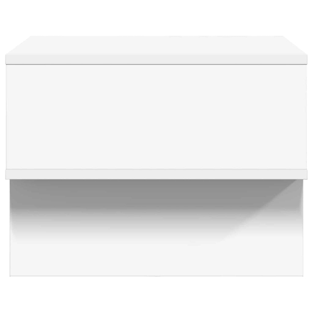 vidaXL Stolik kawowy Biały 48 x 46 x 35 cm Materiał drewnopochodny