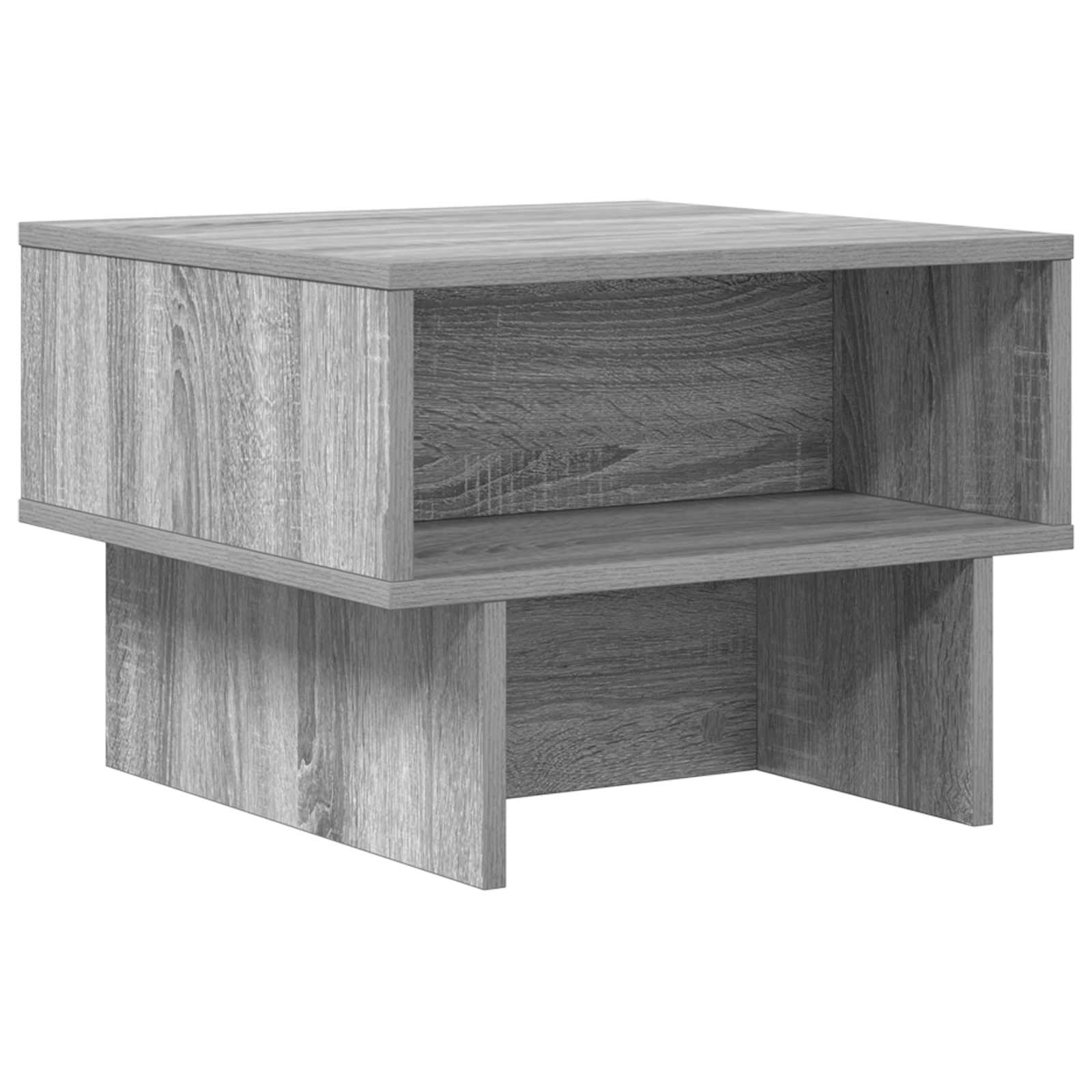 vidaXL Stolik kawowy Szary Sonoma 48 x 46 x 35 cm