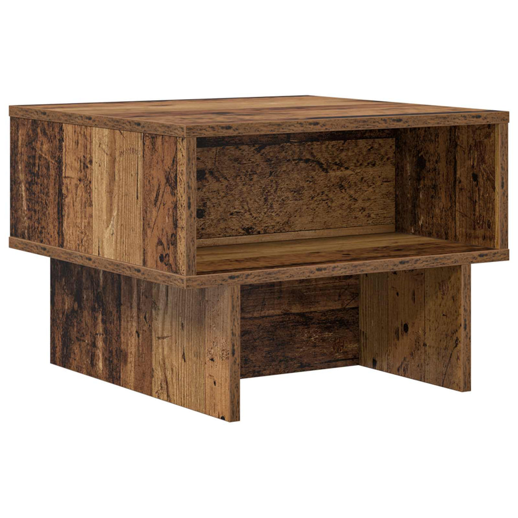 vidaXL Stolik kawowy Stare drewno 48 x 46 x 35 cm