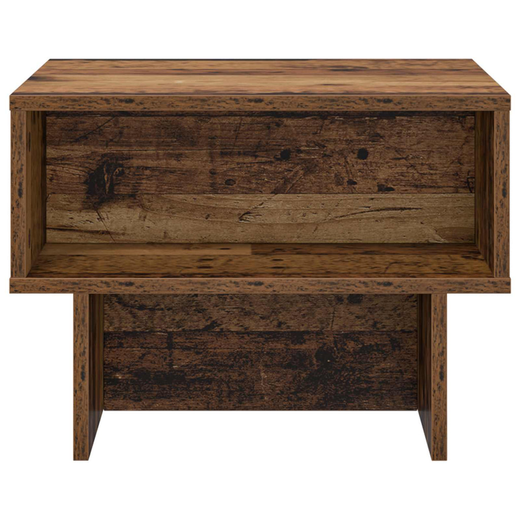 vidaXL Stolik kawowy Stare drewno 48 x 46 x 35 cm
