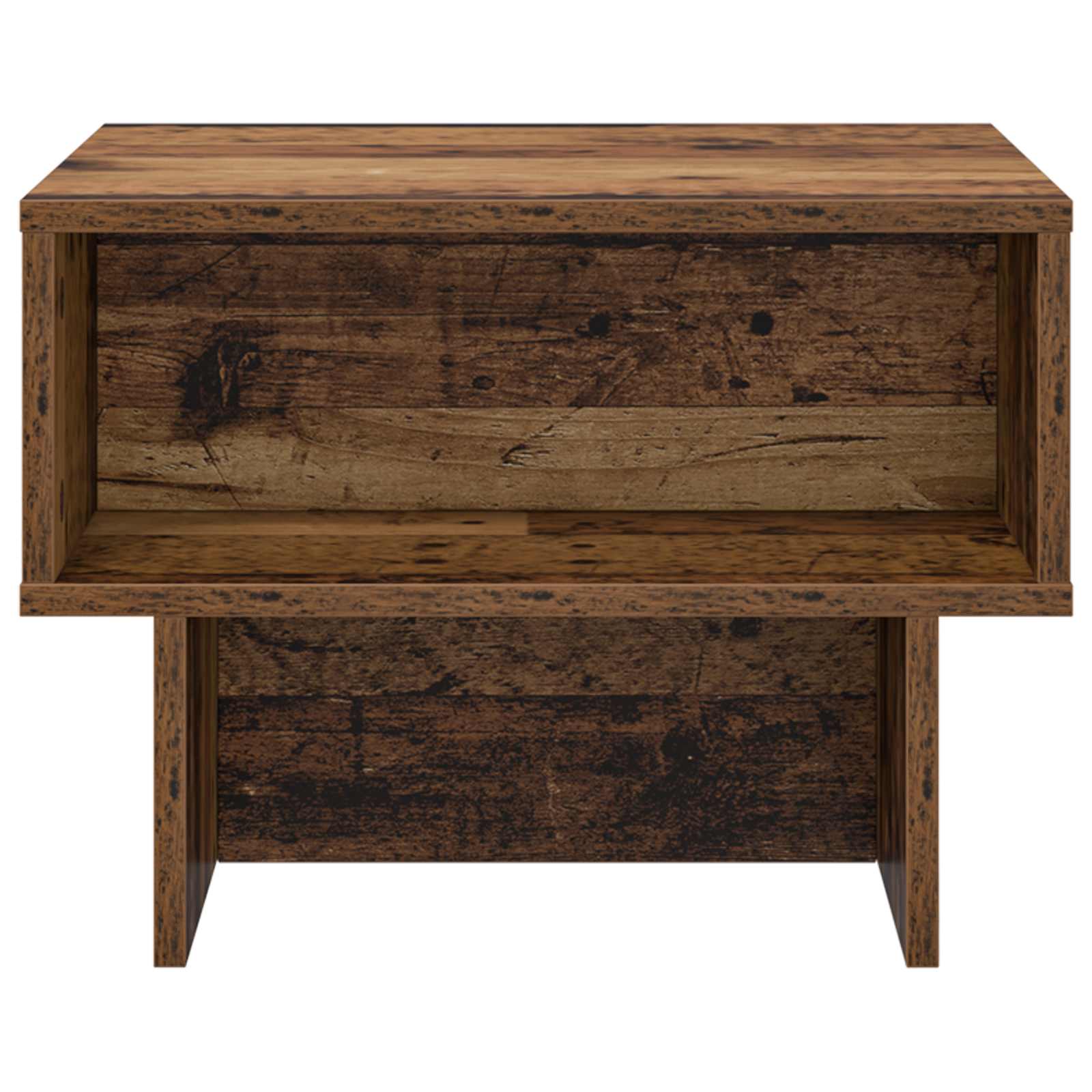 vidaXL Stolik kawowy Stare drewno 48 x 46 x 35 cm