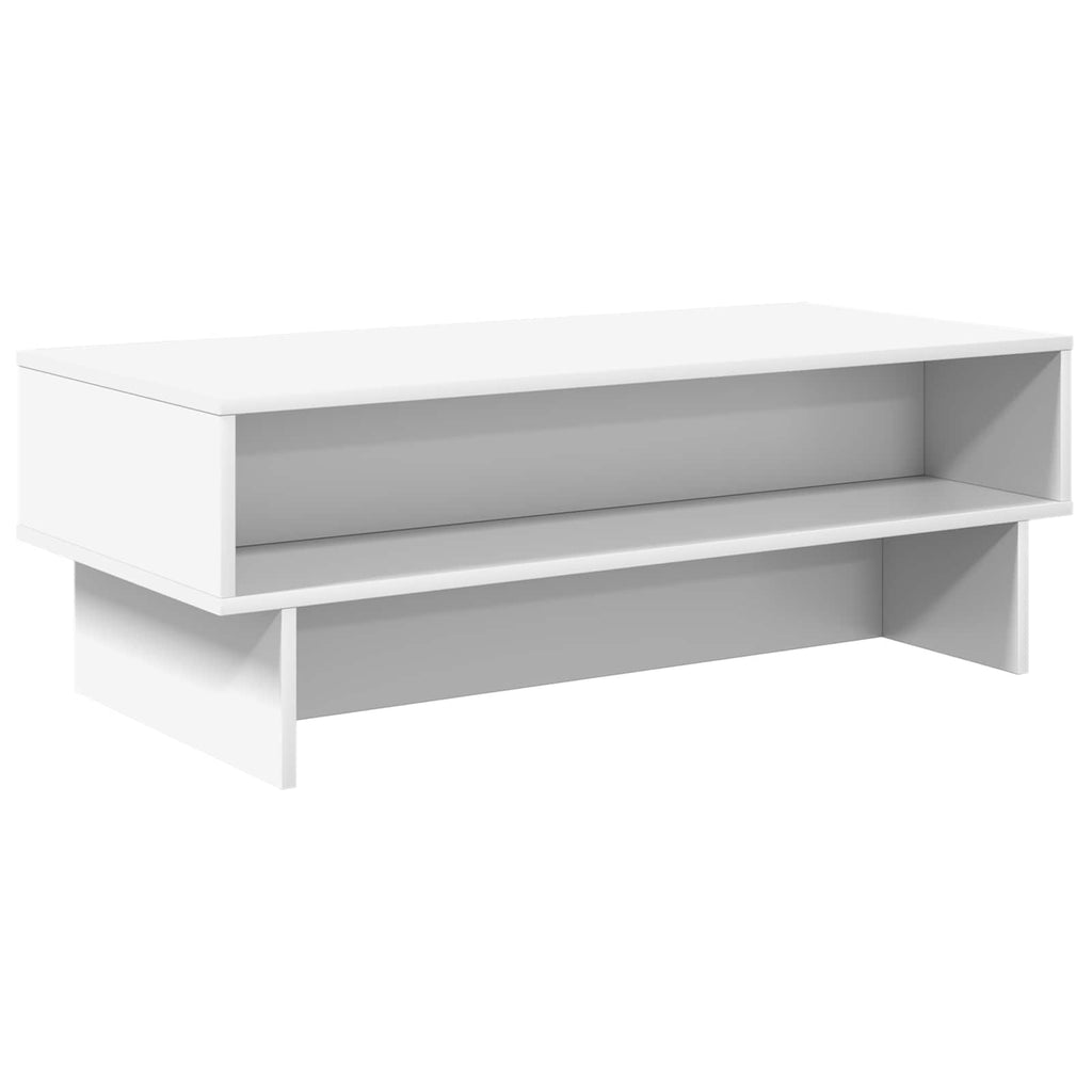 vidaXL Stolik kawowy Biały 100 x 46 x 35 cm Materiał drewnopochodny