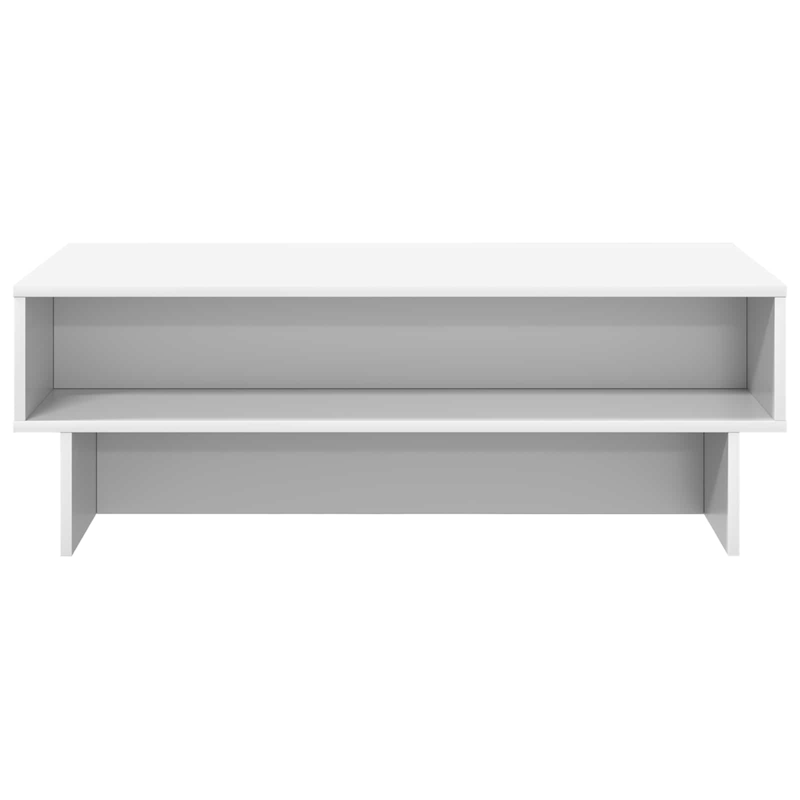 vidaXL Stolik kawowy Biały 100 x 46 x 35 cm Materiał drewnopochodny