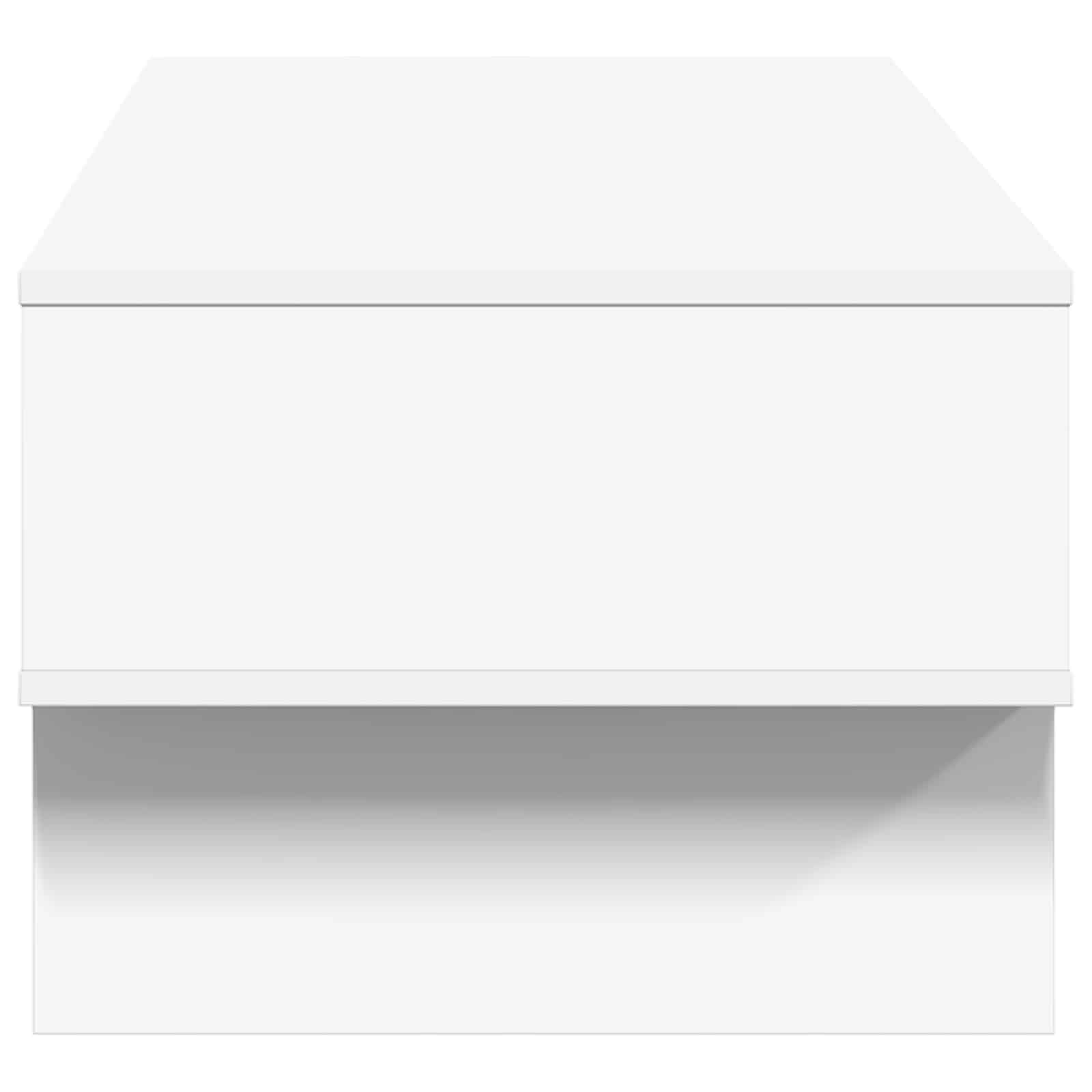 vidaXL Stolik kawowy Biały 100 x 46 x 35 cm Materiał drewnopochodny