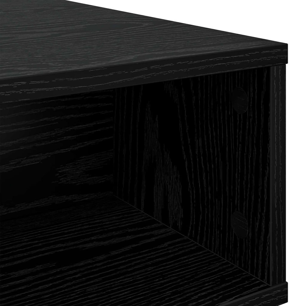 vidaXL Stolik kawowy Czarny Dąb 100 x 46 x 35 cm