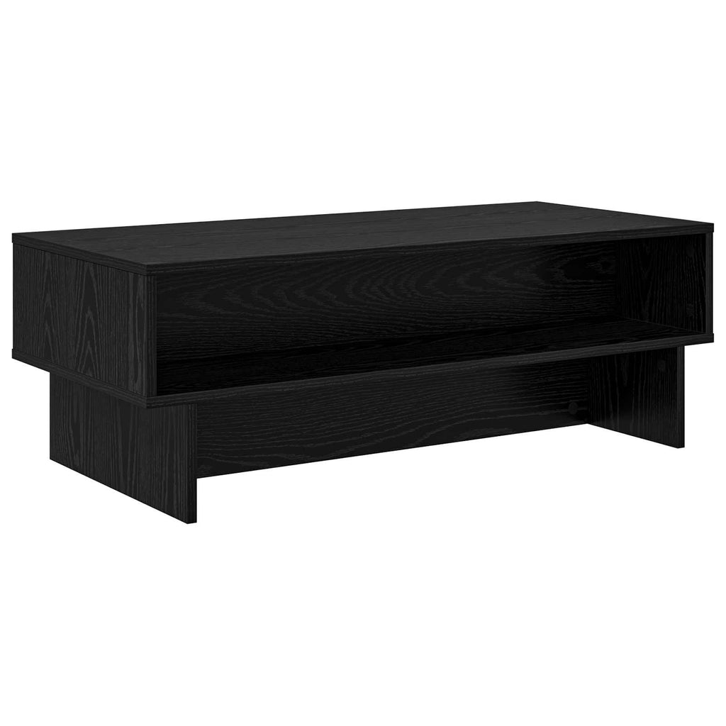 vidaXL Stolik kawowy Czarny Dąb 100 x 46 x 35 cm