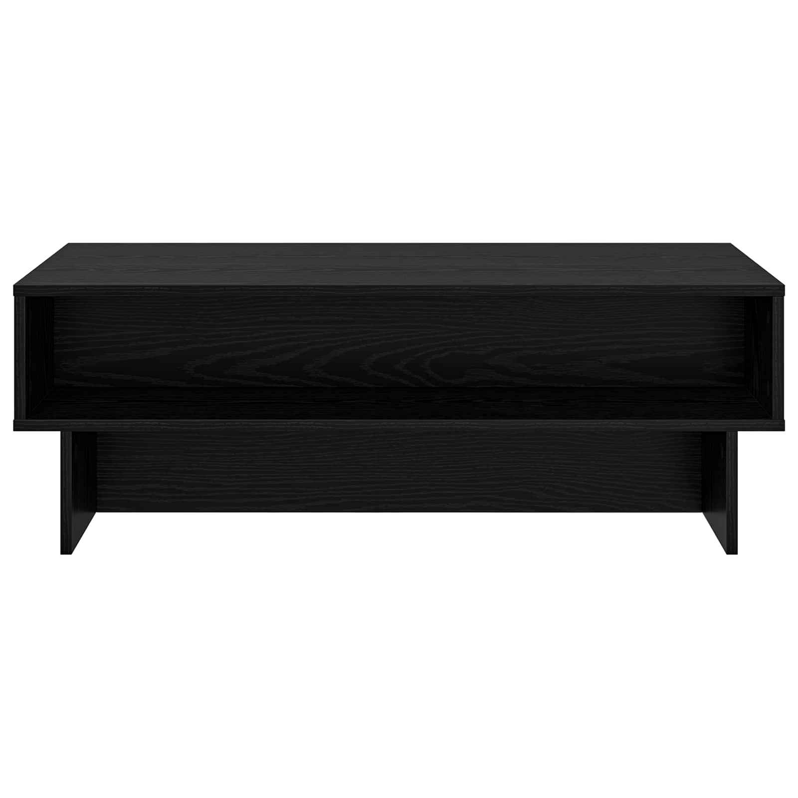 vidaXL Stolik kawowy Czarny Dąb 100 x 46 x 35 cm
