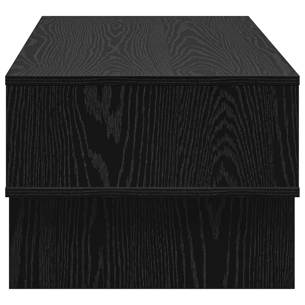 vidaXL Stolik kawowy Czarny Dąb 100 x 46 x 35 cm