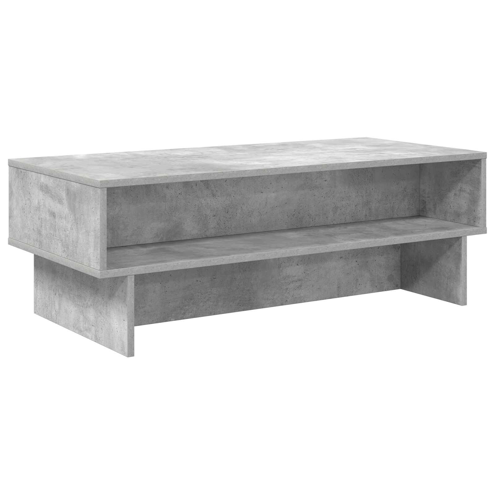 vidaXL Stolik kawowy Betonowy szary 100 x 46 x 35 cm