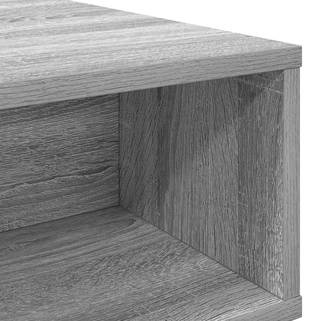 vidaXL Stolik kawowy Szary Sonoma 100 x 46 x 35 cm