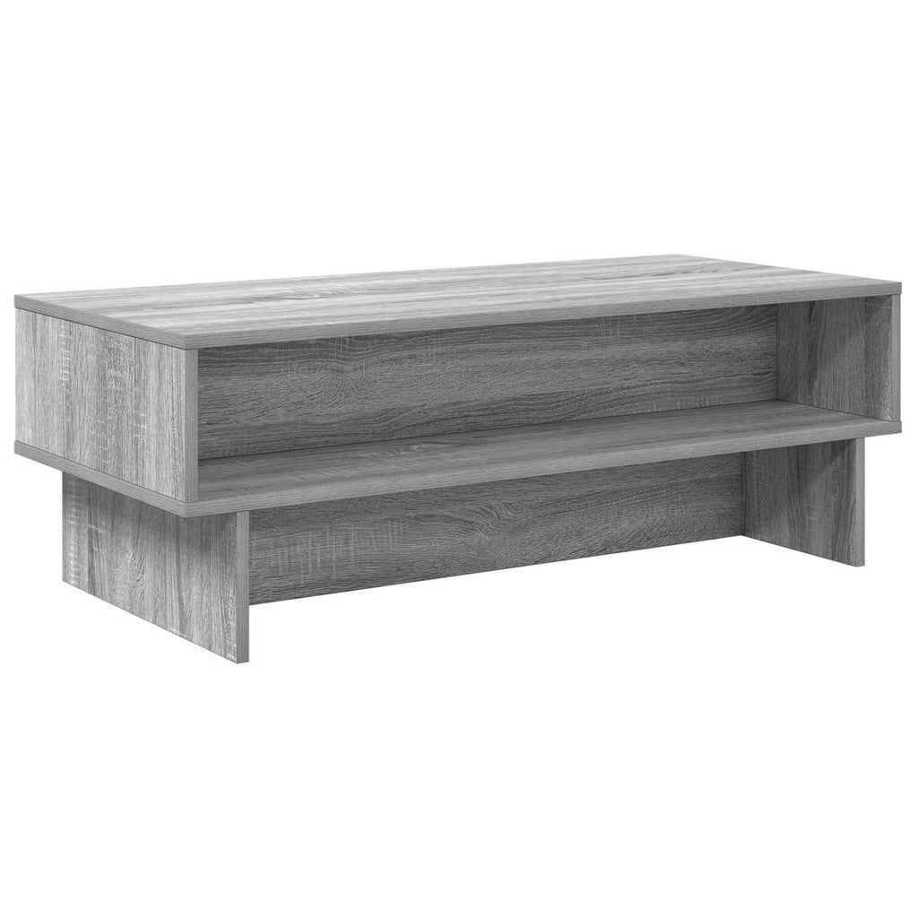 vidaXL Stolik kawowy Szary Sonoma 100 x 46 x 35 cm
