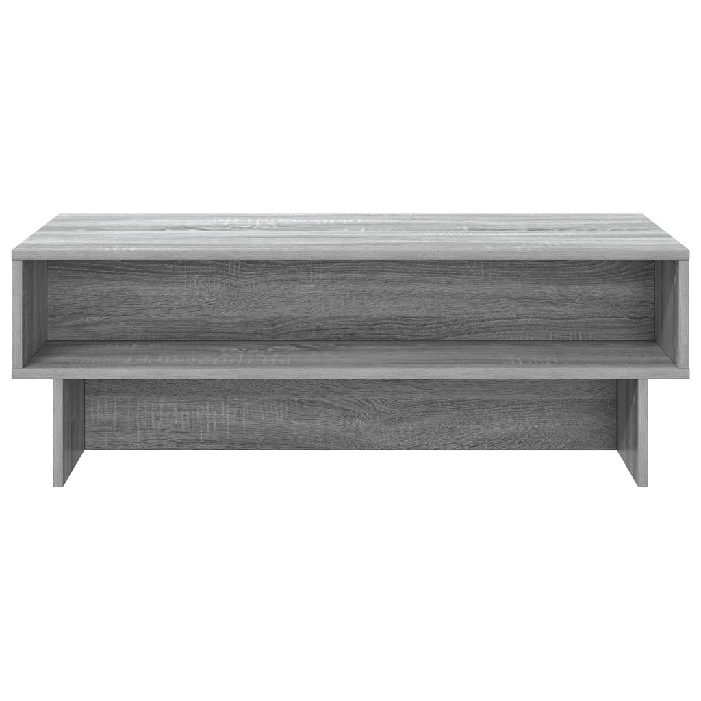 vidaXL Stolik kawowy Szary Sonoma 100 x 46 x 35 cm