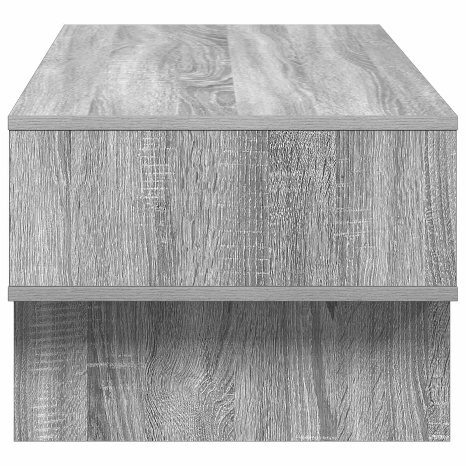 vidaXL Stolik kawowy Szary Sonoma 100 x 46 x 35 cm