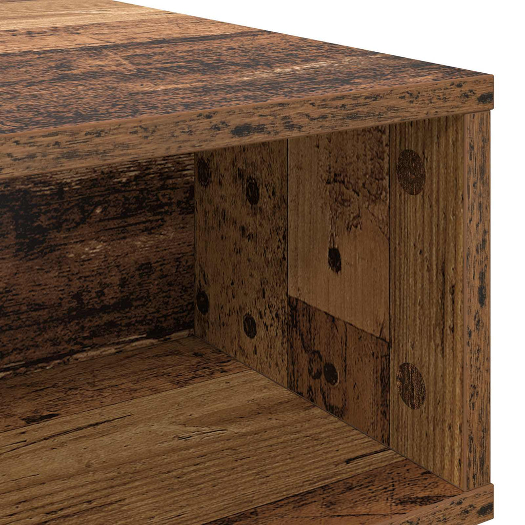 vidaXL Stolik kawowy Stare drewno 100 x 46 x 35 cm