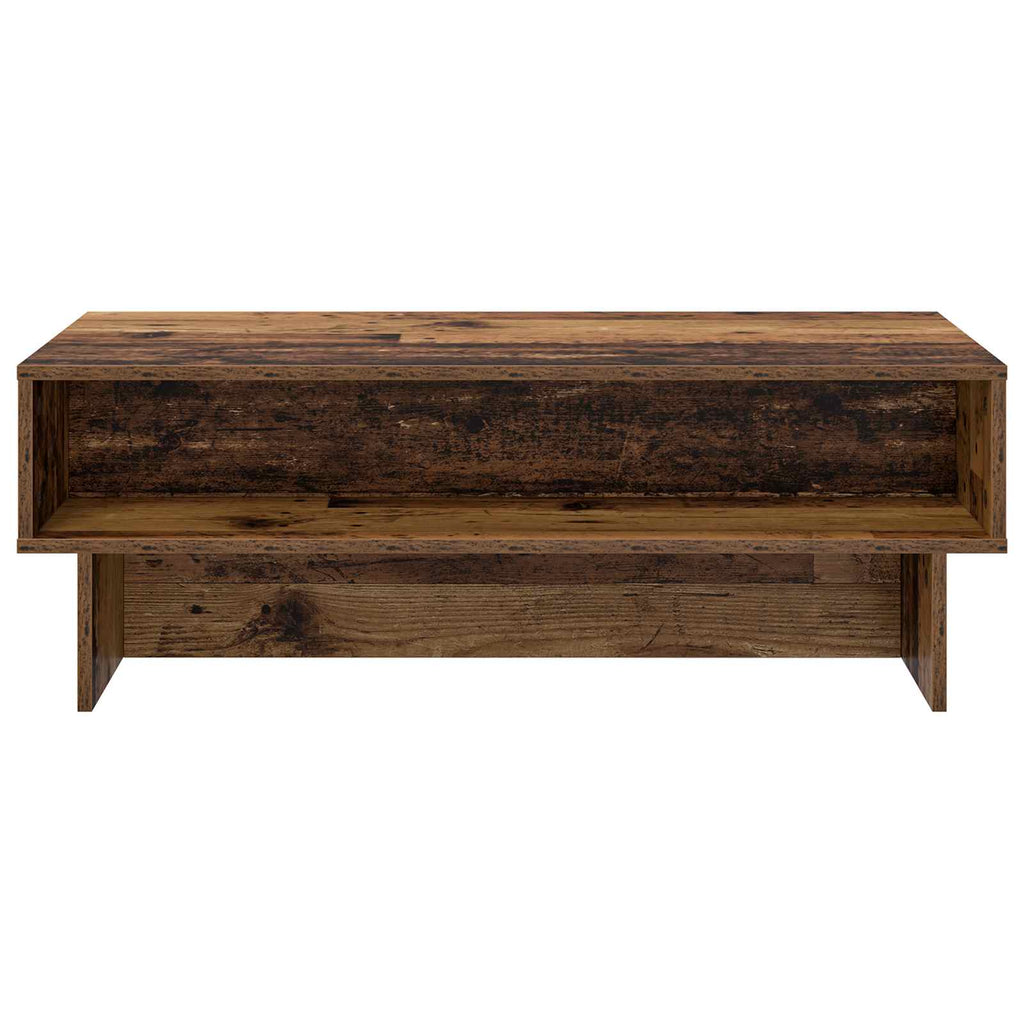 vidaXL Stolik kawowy Stare drewno 100 x 46 x 35 cm