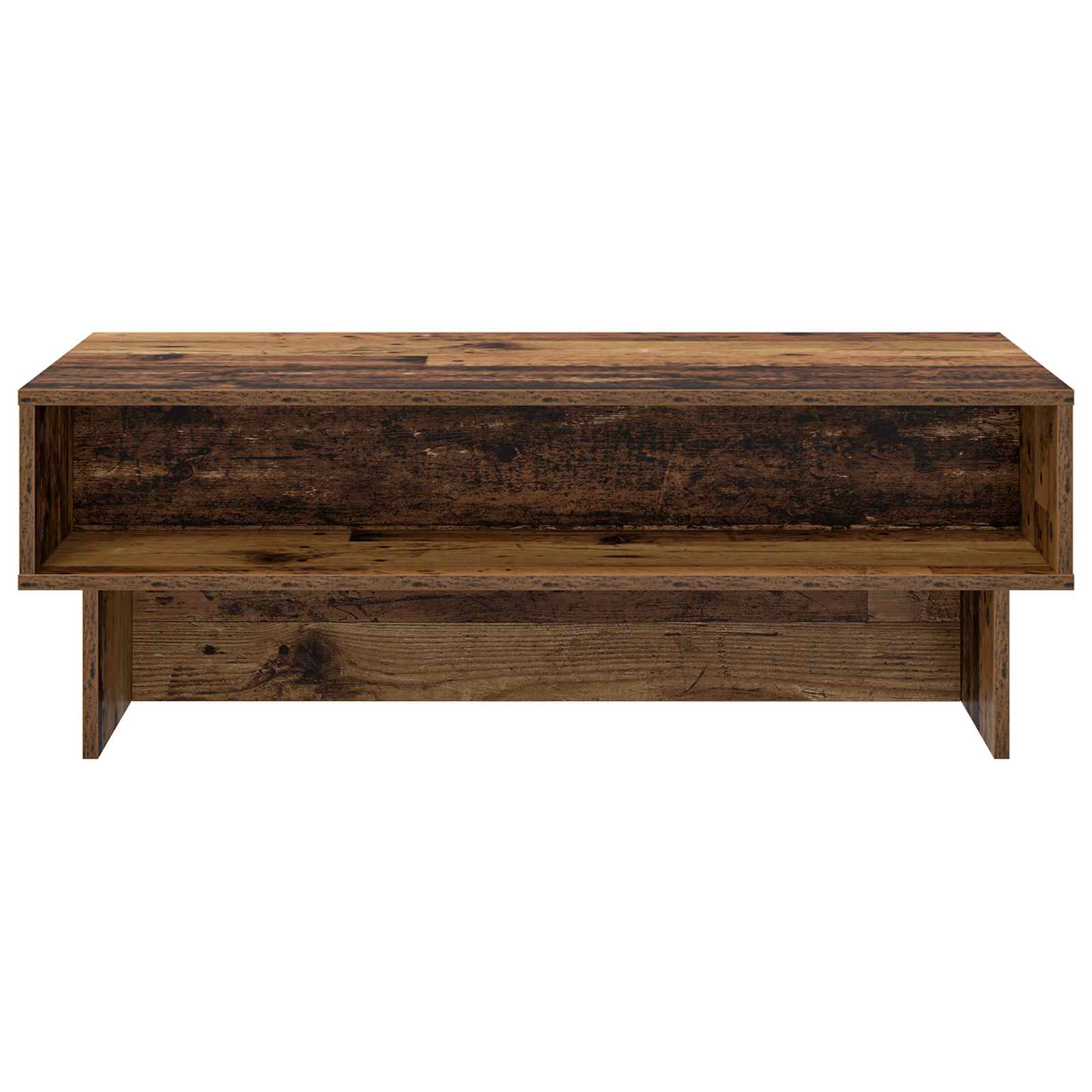vidaXL Stolik kawowy Stare drewno 100 x 46 x 35 cm
