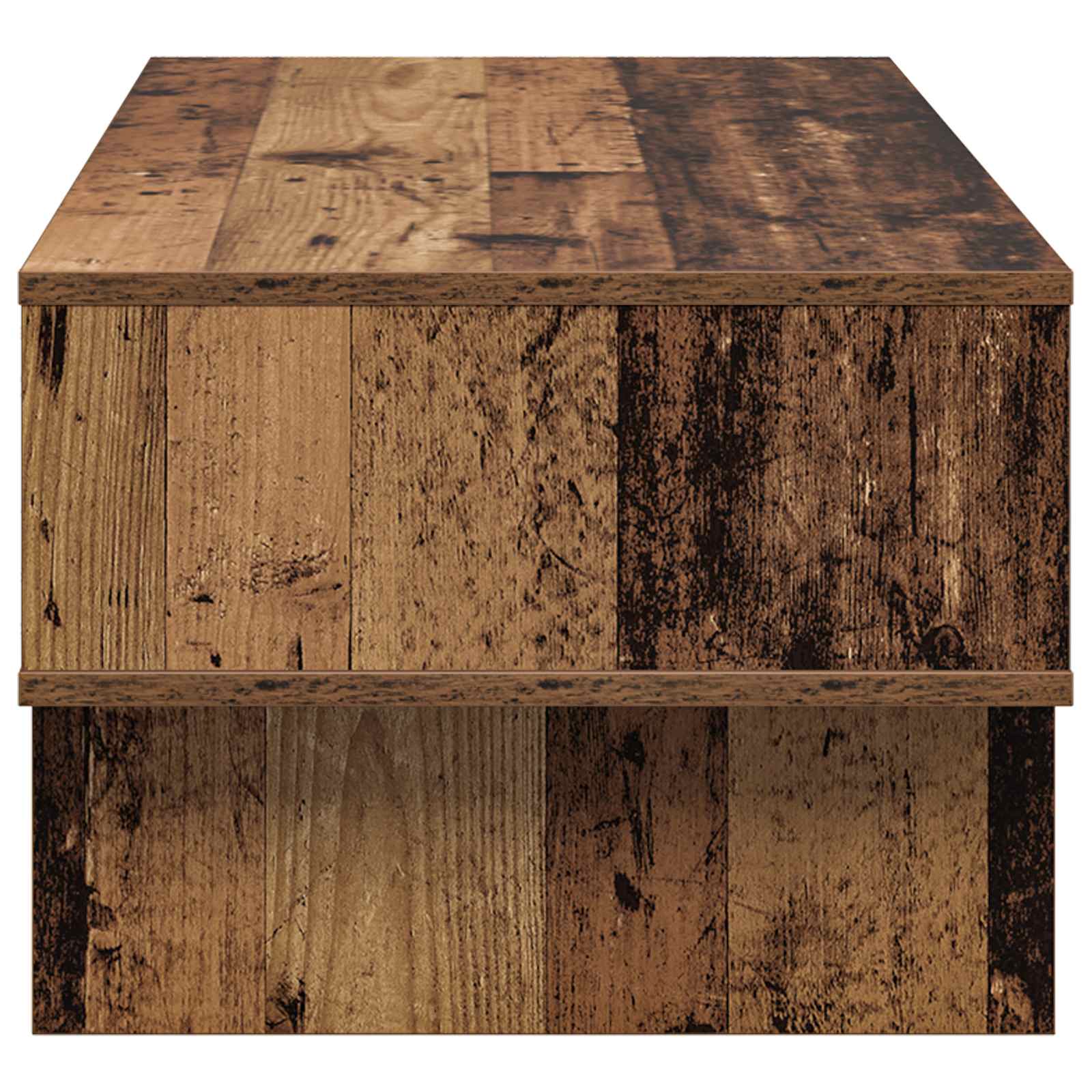 vidaXL Stolik kawowy Stare drewno 100 x 46 x 35 cm