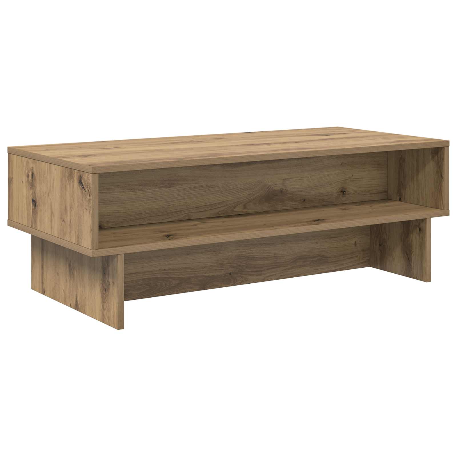 vidaXL Stolik kawowy Dąb rzemieślniczy 100 x 46 x 35 cm