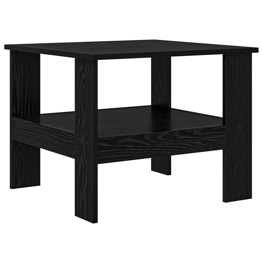 vidaXL Stolik kawowy Czarny Dąb 57 x 55 x 45 cm