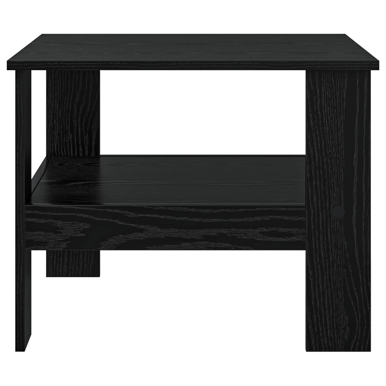 vidaXL Stolik kawowy Czarny Dąb 57 x 55 x 45 cm