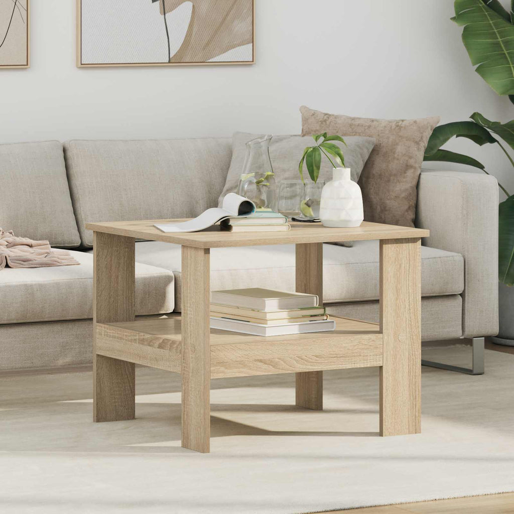 vidaXL Stolik kawowy Dąb Sonoma 57 x 55 x 45 cm Drewno inżynieryjne