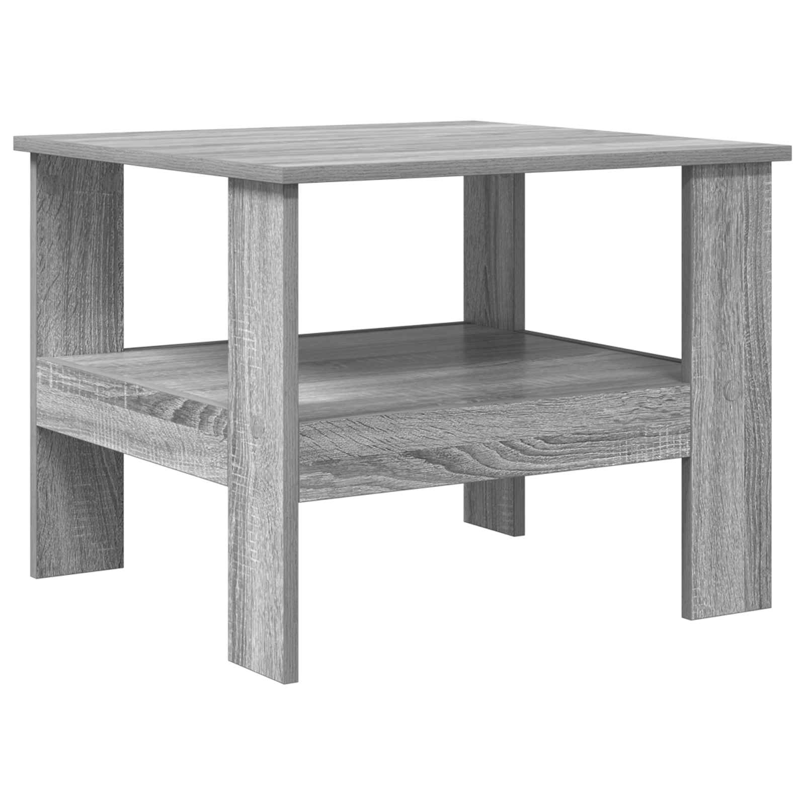 vidaXL Stolik kawowy Szary Sonoma 57 x 55 x 45 cm