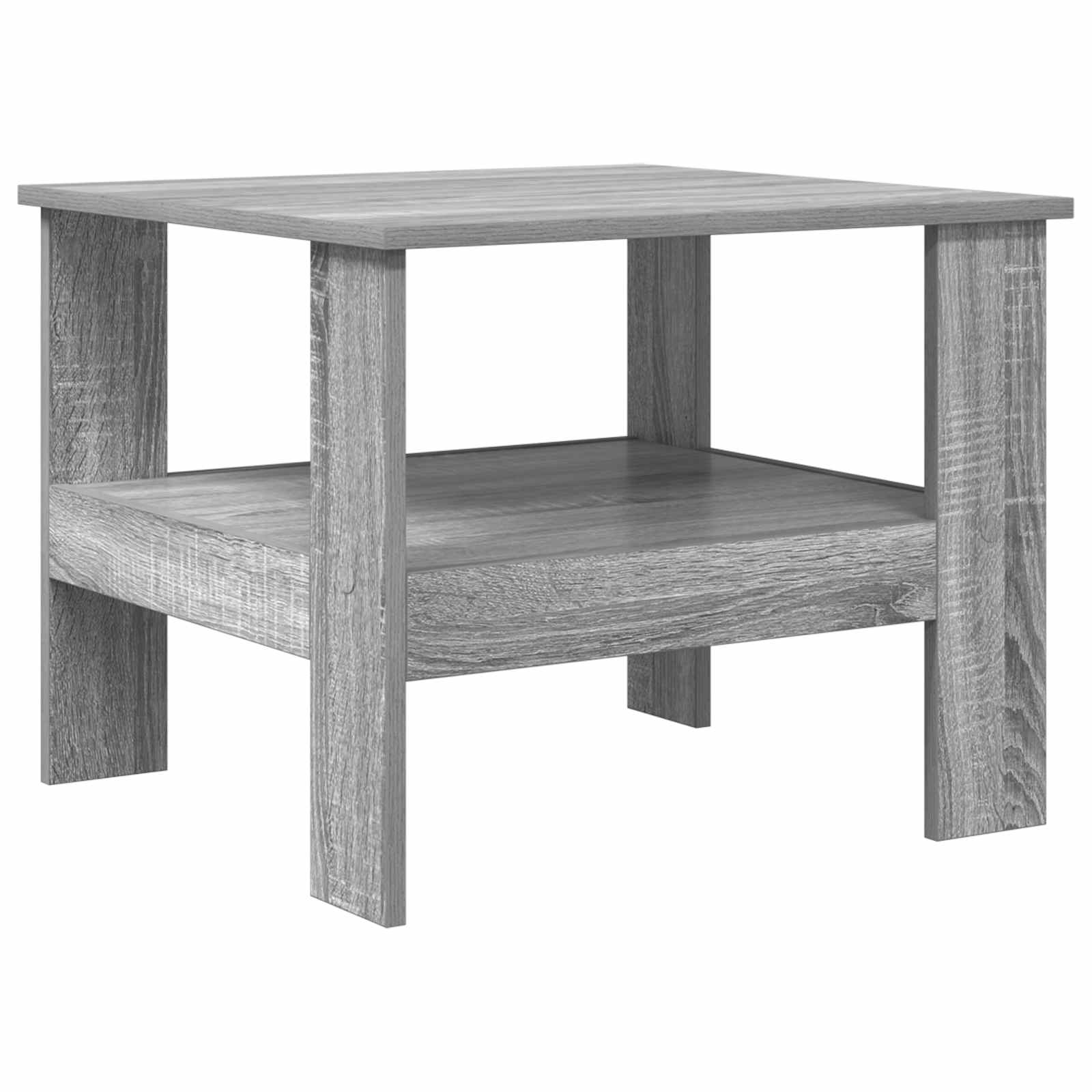 vidaXL Stolik kawowy Szary Sonoma 57 x 55 x 45 cm