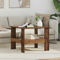 vidaXL Stolik kawowy Stare drewno 57 x 55 x 45 cm
