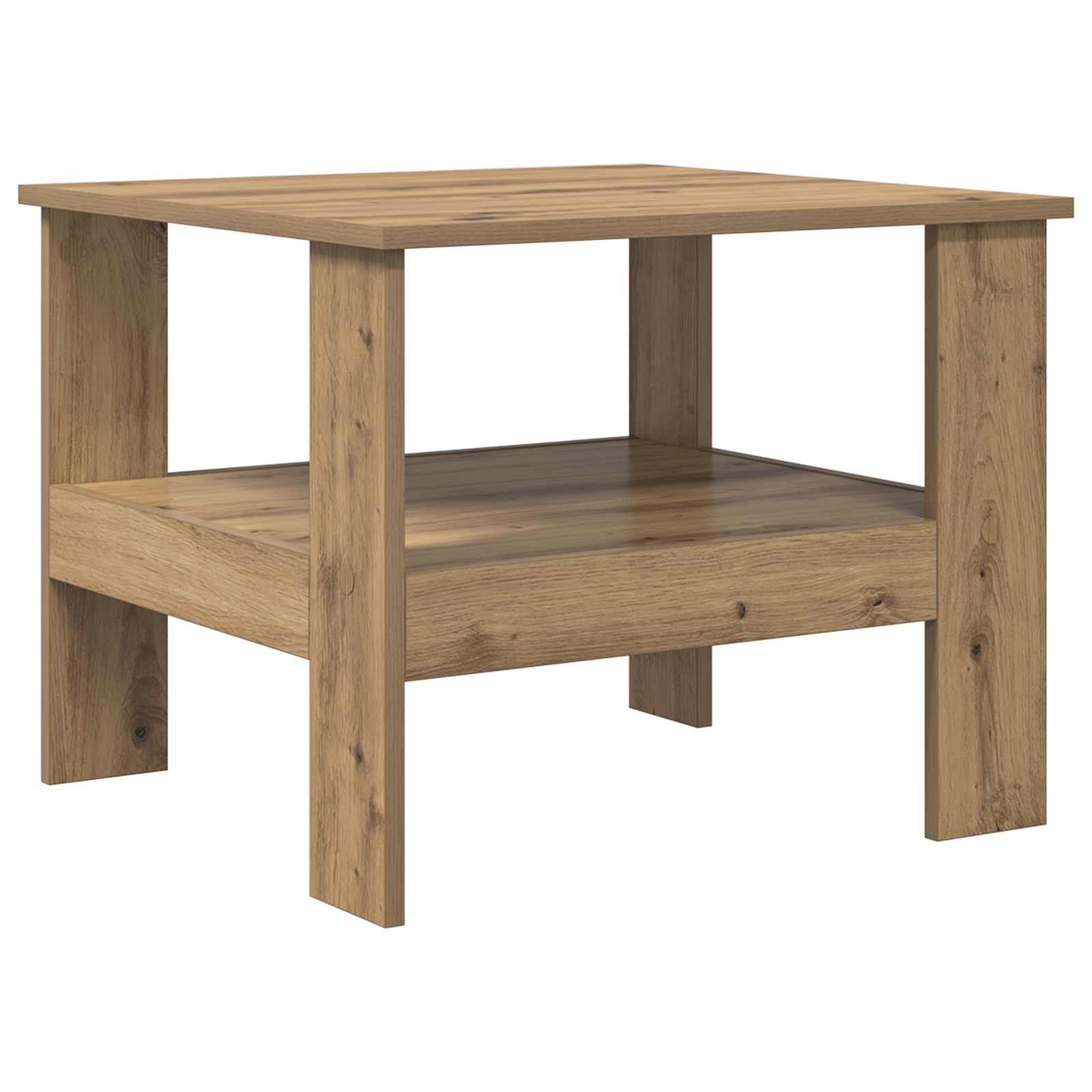 vidaXL Stolik kawowy Dąb rzemieślniczy 57 x 55 x 45 cm