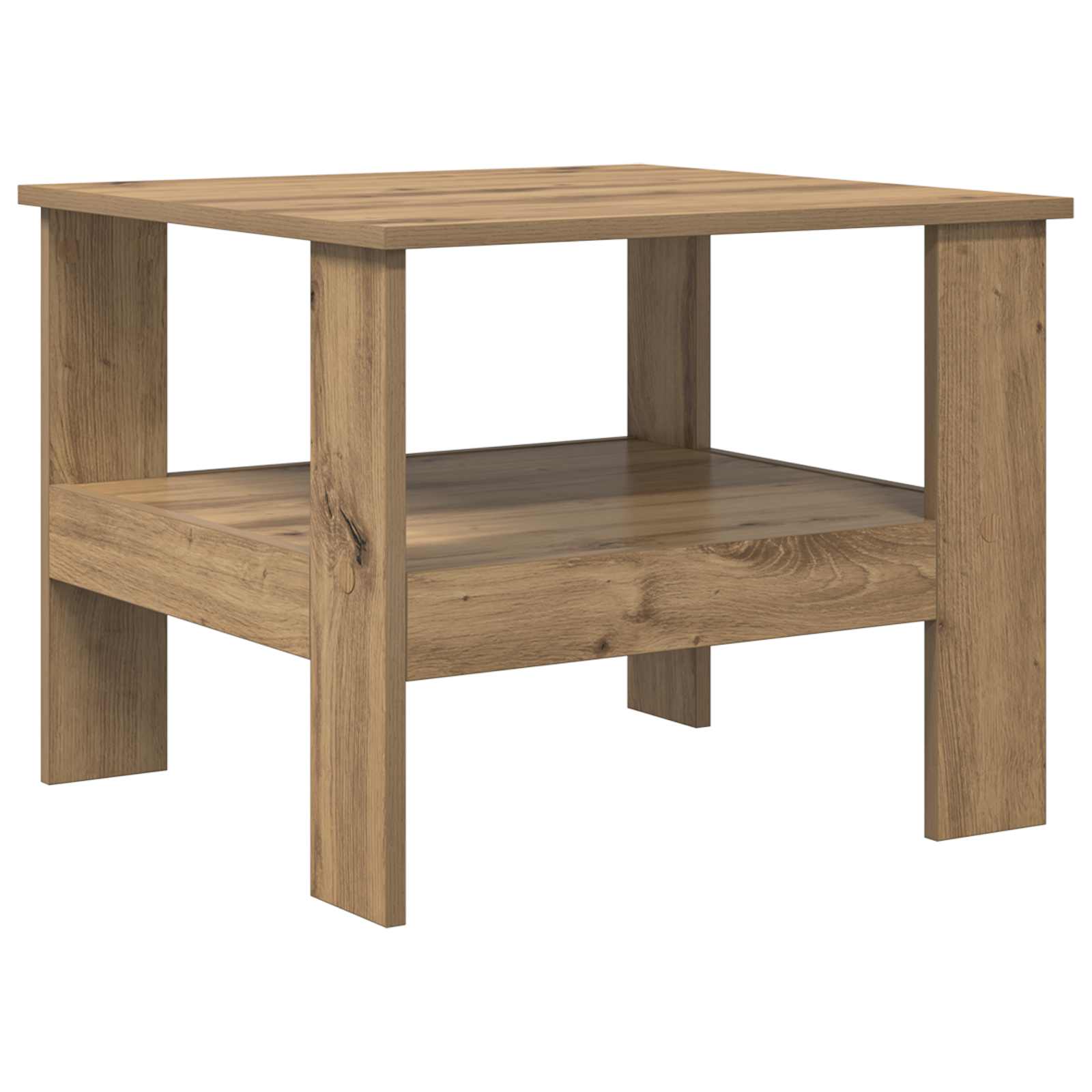 vidaXL Stolik kawowy Dąb rzemieślniczy 57 x 55 x 45 cm