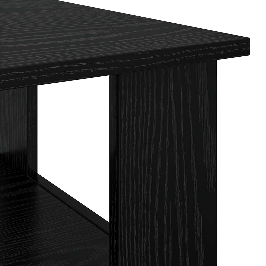 vidaXL Stolik kawowy Czarny Dąb 90 x 50 x 45 cm