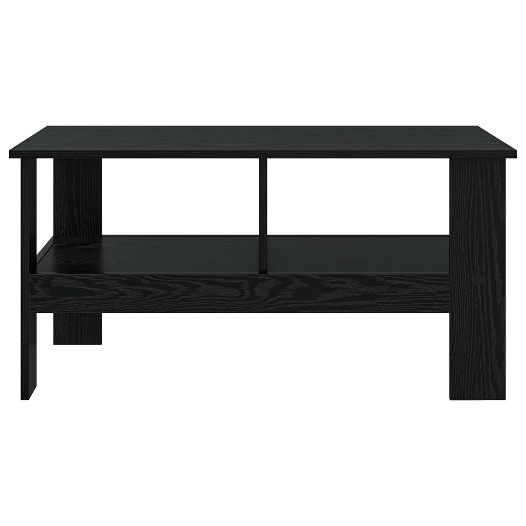 vidaXL Stolik kawowy Czarny Dąb 90 x 50 x 45 cm