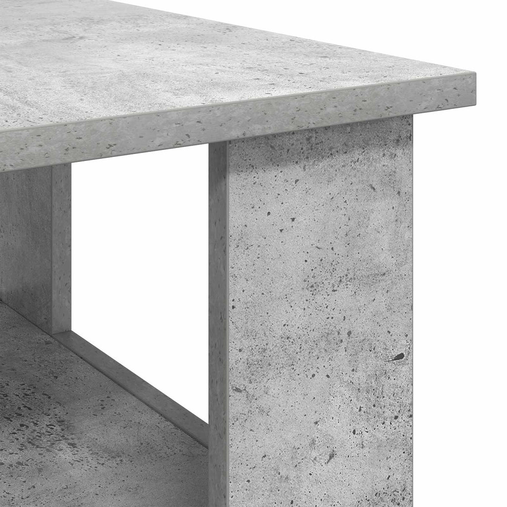 vidaXL Stolik kawowy Betonowy szary 90 x 50 x 45 cm