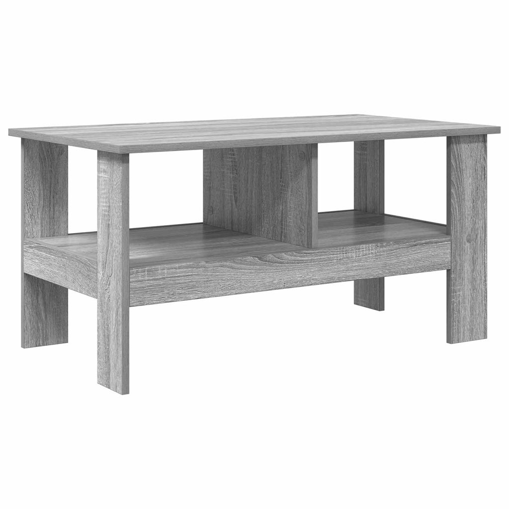 vidaXL Stolik kawowy Szary Sonoma 90 x 50 x 45 cm