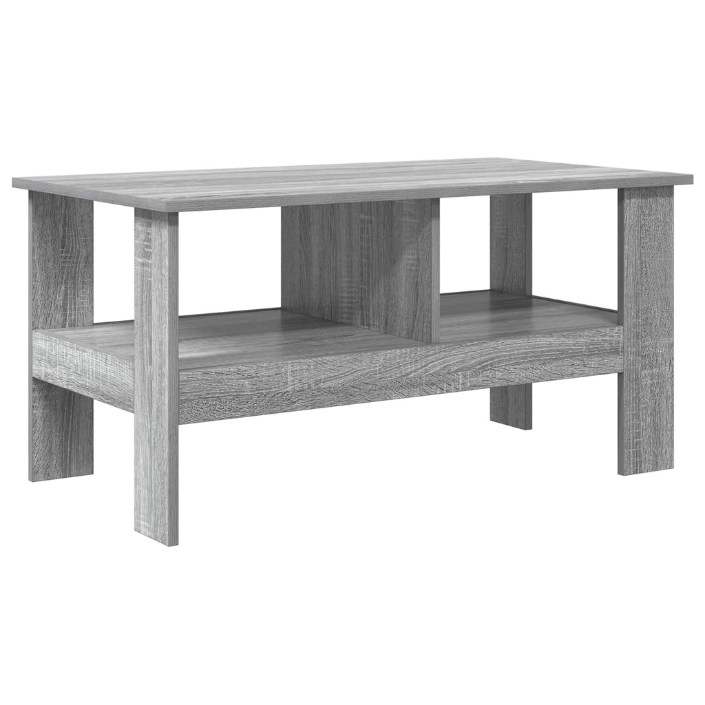 vidaXL Stolik kawowy Szary Sonoma 90 x 50 x 45 cm