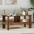 vidaXL Stolik kawowy Stare drewno 90 x 50 x 45 cm