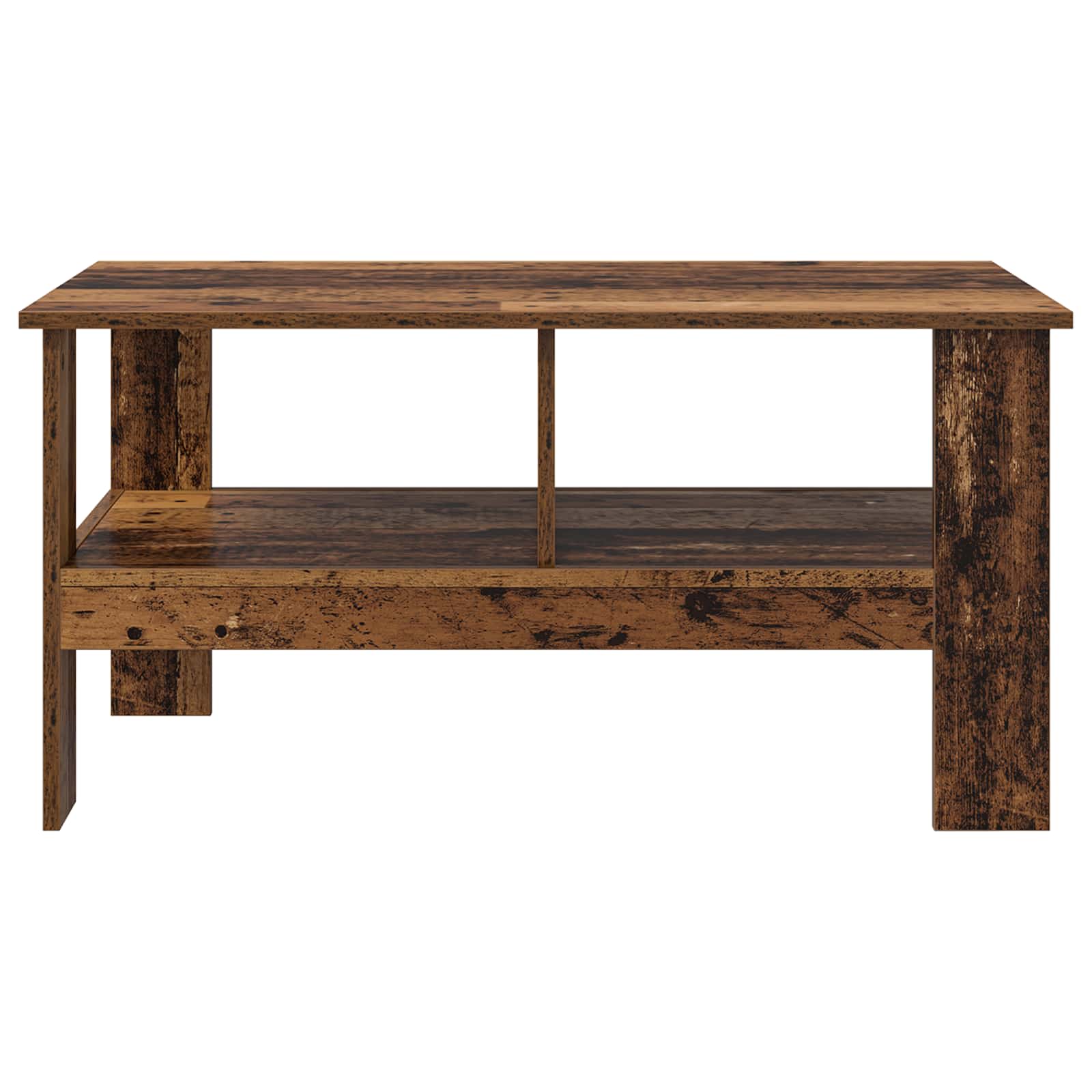 vidaXL Stolik kawowy Stare drewno 90 x 50 x 45 cm