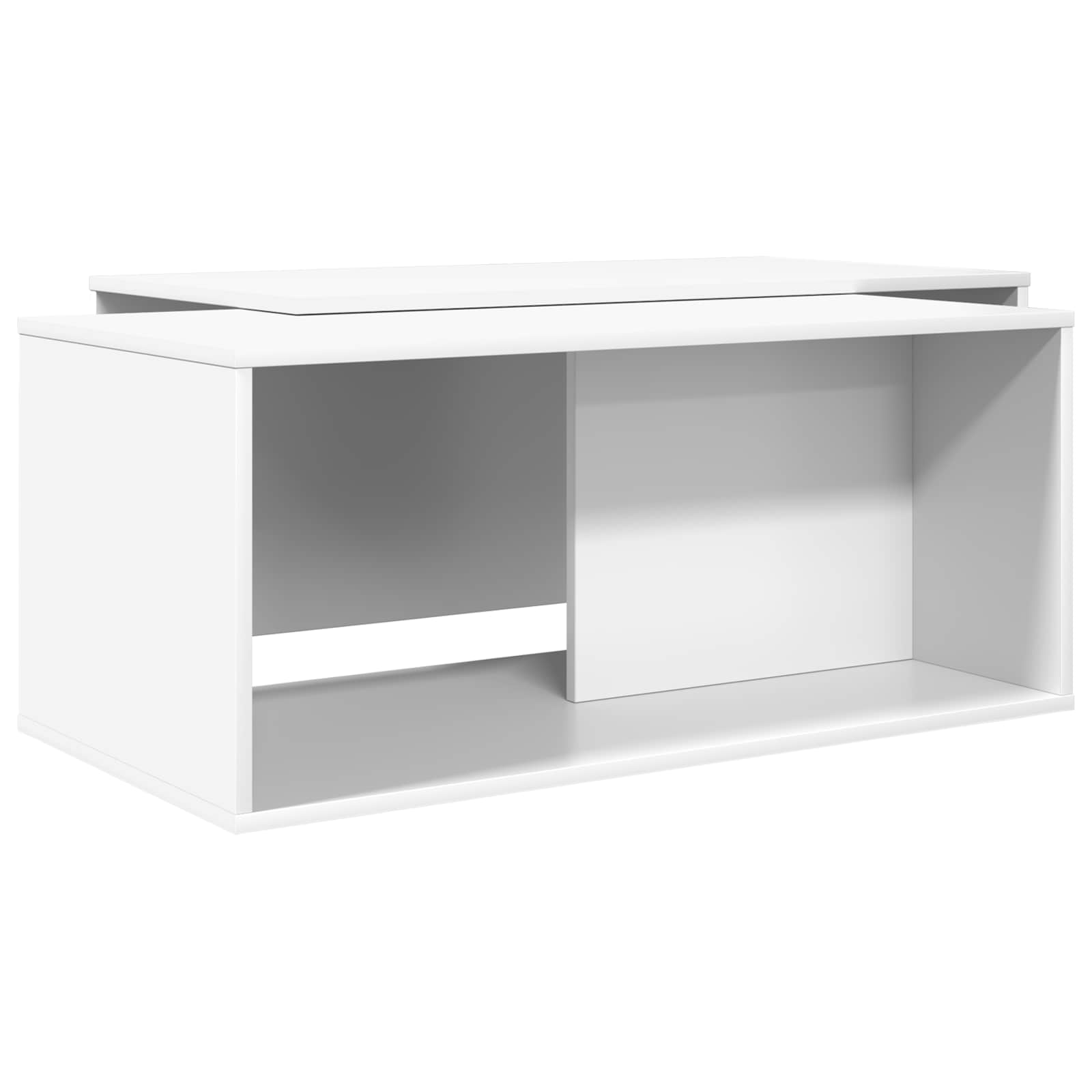 vidaXL Zestaw stolików kawowych 2 pcs Biały Materiał drewnopochodny